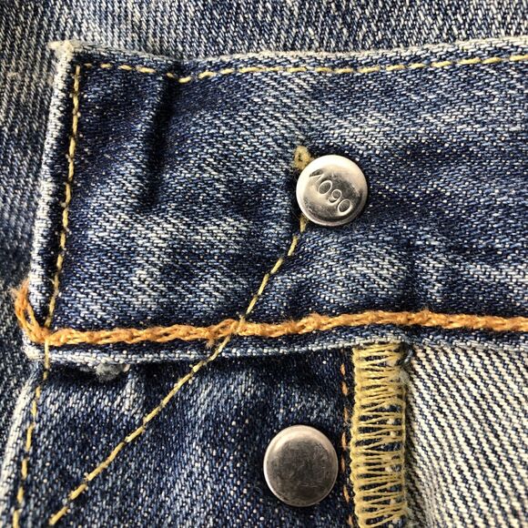 Levi's 501xx Vintage Original Fit Straight Leg Jeans Men's Size 33 x 32 Medium - Picture 8 of 12